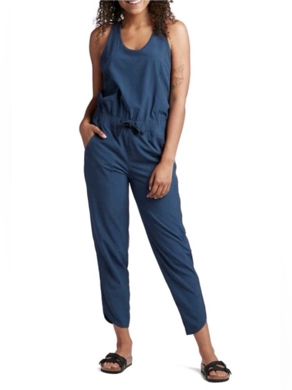 Patagonia Women's Fleetwith Romper Jumpsuit teal blue Size XS